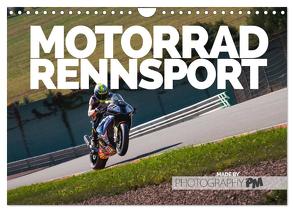 Motorrad Rennsport (Wandkalender 2024 DIN A4 quer), CALVENDO Monatskalender von PM,  Photography
