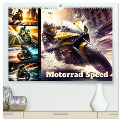 Motorrad Speed (hochwertiger Premium Wandkalender 2024 DIN A2 quer), Kunstdruck in Hochglanz von Meutzner,  Dirk