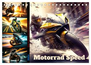 Motorrad Speed (Tischkalender 2024 DIN A5 quer), CALVENDO Monatskalender von Meutzner,  Dirk