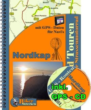 Motorrad -Tour -Reise zum Nordkap ( Norwegen ) mit GPS Daten