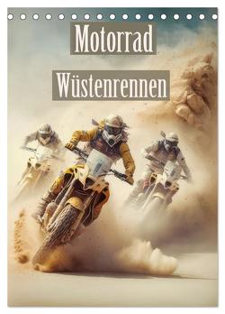 Motorrad Wüstenrennen (Tischkalender 2024 DIN A5 hoch), CALVENDO Monatskalender von Brunner-Klaus,  Liselotte
