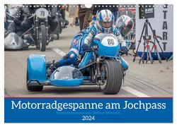 Motorradgespanne am Jochpass (Wandkalender 2024 DIN A3 quer), CALVENDO Monatskalender von Käufer,  Stephan