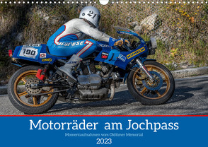 Motorräder am Jochpass (Wandkalender 2023 DIN A3 quer) von Käufer,  Stephan