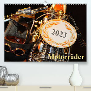 Motorräder (Premium, hochwertiger DIN A2 Wandkalender 2023, Kunstdruck in Hochglanz) von Kauss www.kult-fotos.de,  Kornelia