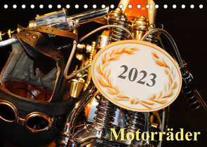 Motorräder (Tischkalender 2023 DIN A5 quer) von Kauss www.kult-fotos.de,  Kornelia