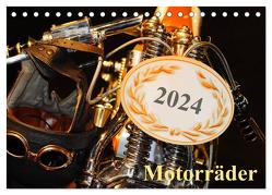 Motorräder (Tischkalender 2024 DIN A5 quer), CALVENDO Monatskalender von Kauss www.kult-fotos.de,  Kornelia