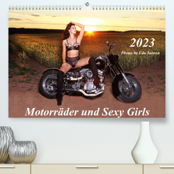 Motorräder und Sexy Girls (Premium, hochwertiger DIN A2 Wandkalender 2023, Kunstdruck in Hochglanz) von Talmon,  Udo
