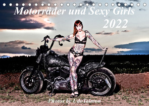 Motorräder und Sexy Girls (Tischkalender 2022 DIN A5 quer) von Talmon,  Udo