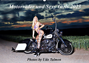 Motorräder und Sexy Girls (Wandkalender 2023 DIN A2 quer) von Talmon,  Udo