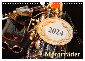 Motorräder (Wandkalender 2024 DIN A4 quer), CALVENDO Monatskalender von Kauss www.kult-fotos.de,  Kornelia