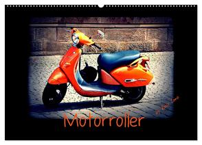 Motorroller (Wandkalender 2024 DIN A2 quer), CALVENDO Monatskalender von LoRo-Artwork,  LoRo-Artwork