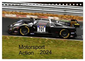 Motorsport Action 2024 (Tischkalender 2024 DIN A5 quer), CALVENDO Monatskalender von Töllich,  Felix