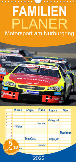 Familienplaner Motorsport am Nürburgring (Wandkalender 2022 , 21 cm x 45 cm, hoch) von Wilczek,  Dieter-M.