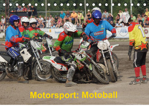 Motorsport: Motoball (Tischkalender 2023 DIN A5 quer) von Heimar,  Foto