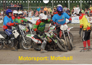 Motorsport: Motoball (Wandkalender 2023 DIN A4 quer) von Heimar,  Foto