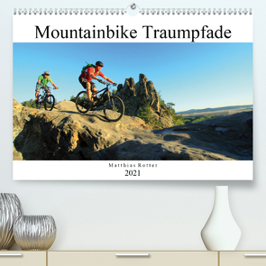 Mountainbike Traumpfade (Premium, hochwertiger DIN A2 Wandkalender 2021, Kunstdruck in Hochglanz) von Rotter,  Matthias