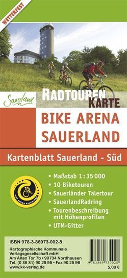 Mountainbikekarte Sauerland – Süd