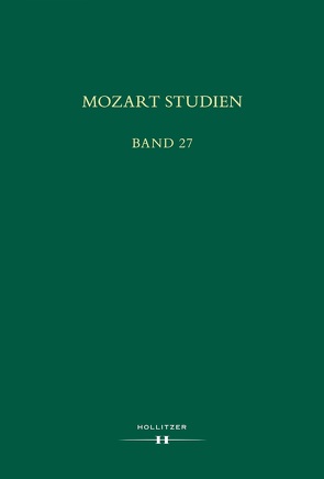 Mozart Studien Band 27 von Jonášová,  Milada, Schmid,  Manfred Hermann, Volek,  Tomislav