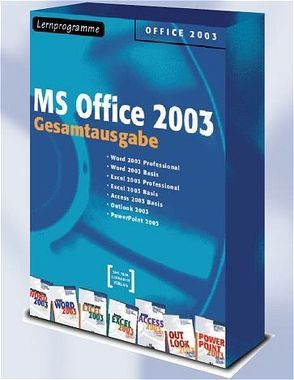 MS Office 2003 Gesamtausgabe – Lernprogramme/Digitale Seminare von Hunger,  Lutz