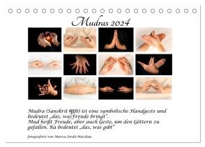 Mudras / 2024 (Tischkalender 2024 DIN A5 quer), CALVENDO Monatskalender von Jorda Motzkau,  Marisa
