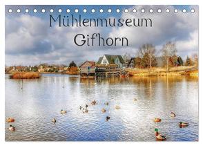 Mühlenmuseum Gifhorn (Tischkalender 2024 DIN A5 quer), CALVENDO Monatskalender von - Uwe Vahle,  Kordula