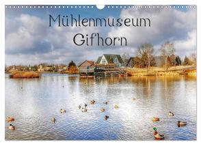 Mühlenmuseum Gifhorn (Wandkalender 2024 DIN A3 quer), CALVENDO Monatskalender von - Uwe Vahle,  Kordula