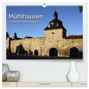 Mühlhausen (hochwertiger Premium Wandkalender 2024 DIN A2 quer), Kunstdruck in Hochglanz von Berg,  Martina