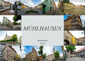Mühlhausen Impressionen (Wandkalender 2019 DIN A3 quer) von Meutzner,  Dirk