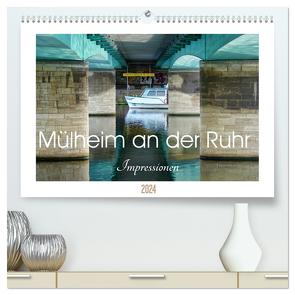 Mülheim an der Ruhr – Impressionen (hochwertiger Premium Wandkalender 2024 DIN A2 quer), Kunstdruck in Hochglanz von Hebgen,  Peter