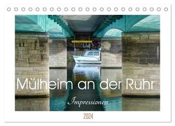 Mülheim an der Ruhr – Impressionen (Tischkalender 2024 DIN A5 quer), CALVENDO Monatskalender von Hebgen,  Peter