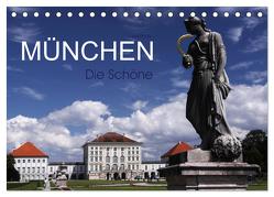 München – Die Schöne (Tischkalender 2024 DIN A5 quer), CALVENDO Monatskalender von boeTtchEr,  U