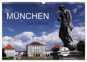 München – Die Schöne (Wandkalender 2024 DIN A3 quer), CALVENDO Monatskalender von boeTtchEr,  U