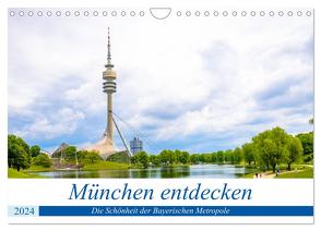 München entdecken – Die Schönheit der Bayerischen Metropole (Wandkalender 2024 DIN A4 quer), CALVENDO Monatskalender von Ganz,  Stefan