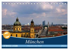 München – Facetten einer Stadt (Tischkalender 2024 DIN A5 quer), CALVENDO Monatskalender von Höfer,  Christoph