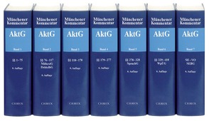 Münchener Kommentar zum Aktiengesetz Gesamtwerk von Goette,  Wulf, Habersack,  Mathias, Kalss,  Susanne