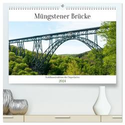 Müngstener Brücke – Stahlkonstruktion der Superlative (hochwertiger Premium Wandkalender 2024 DIN A2 quer), Kunstdruck in Hochglanz von Bölts,  Meike