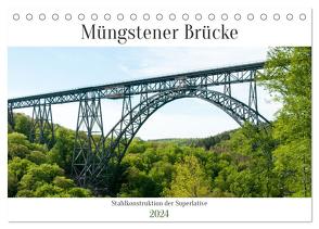 Müngstener Brücke – Stahlkonstruktion der Superlative (Tischkalender 2024 DIN A5 quer), CALVENDO Monatskalender von Bölts,  Meike