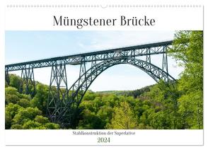 Müngstener Brücke – Stahlkonstruktion der Superlative (Wandkalender 2024 DIN A2 quer), CALVENDO Monatskalender von Bölts,  Meike