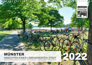 MÜNSTER :: Ansichten einer lebenswerten Stadt (Wandkalender 2022 DIN A3 quer) von Kubisch,  Chris