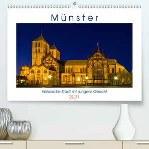 Münster – Historische Stadt mit jungem Gesicht (Premium, hochwertiger DIN A2 Wandkalender 2021, Kunstdruck in Hochglanz) von Michalzik,  Paul