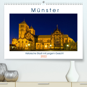 Münster – Historische Stadt mit jungem Gesicht (Premium, hochwertiger DIN A2 Wandkalender 2022, Kunstdruck in Hochglanz) von Michalzik,  Paul