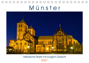 Münster – Historische Stadt mit jungem Gesicht (Tischkalender 2021 DIN A5 quer) von Michalzik,  Paul