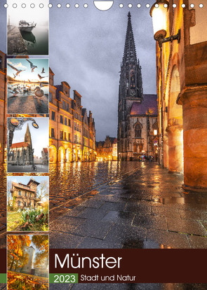 Münster – Stadt und Natur (Wandkalender 2023 DIN A4 hoch) von Herzog,  Gregor