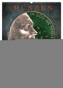 Münzen – Geld aus aller Welt (Wandkalender 2024 DIN A2 hoch), CALVENDO Monatskalender von W. Voßen - Herzog von Laar am Rhein,  Wilfried