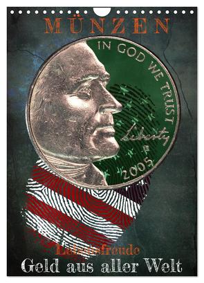 Münzen – Geld aus aller Welt (Wandkalender 2024 DIN A4 hoch), CALVENDO Monatskalender von W. Voßen - Herzog von Laar am Rhein,  Wilfried