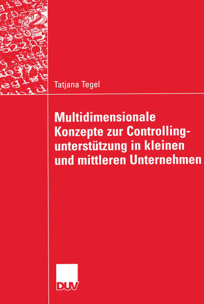 Multidimensionale Konzepte zur Controllingunterstützung in kleinen und mittleren Unternehmen von Tegel,  Tatjana
