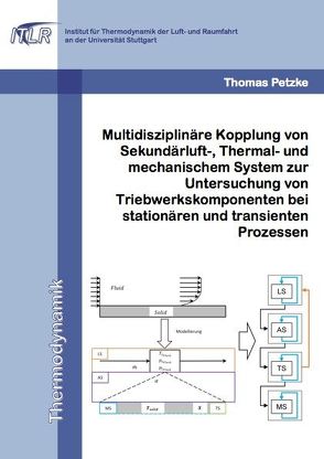 Multidisziplinäre Kopplung von Sekundärluft-, Thermal- und mechanischem System zur Untersuchung von Triebwerkskomponenten bei stationären und transienten Prozessen. von Petzke,  Thomas