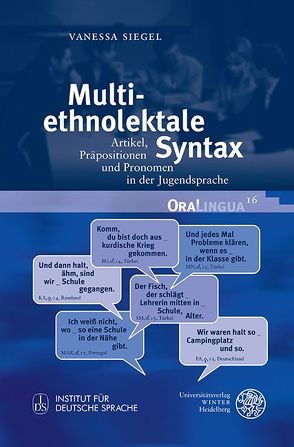 Multiethnolektale Syntax von Siegel,  Vanessa