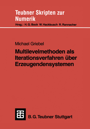 Multilevelmethoden als Iterationsverfahren über Erzeugendensystemen von Griebel,  Michael