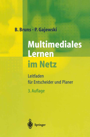 Multimediales Lernen im Netz von Bruns,  Beate, Gajewski,  Petra